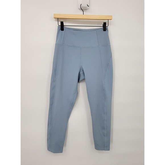 Girlfriend Collective Glass Blue Compressive High-Rise Legging XS - Picture 1 of 6